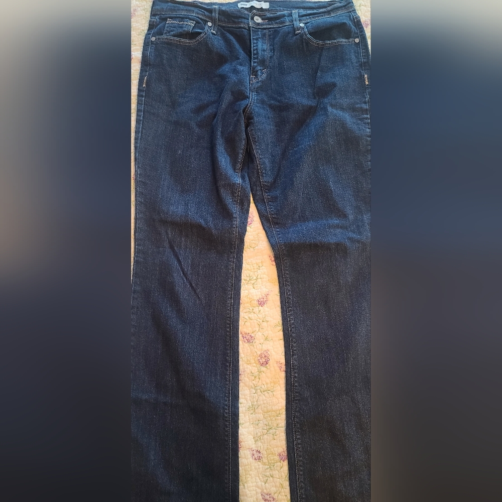 Classic Blue Women's Straight Leg Jeans